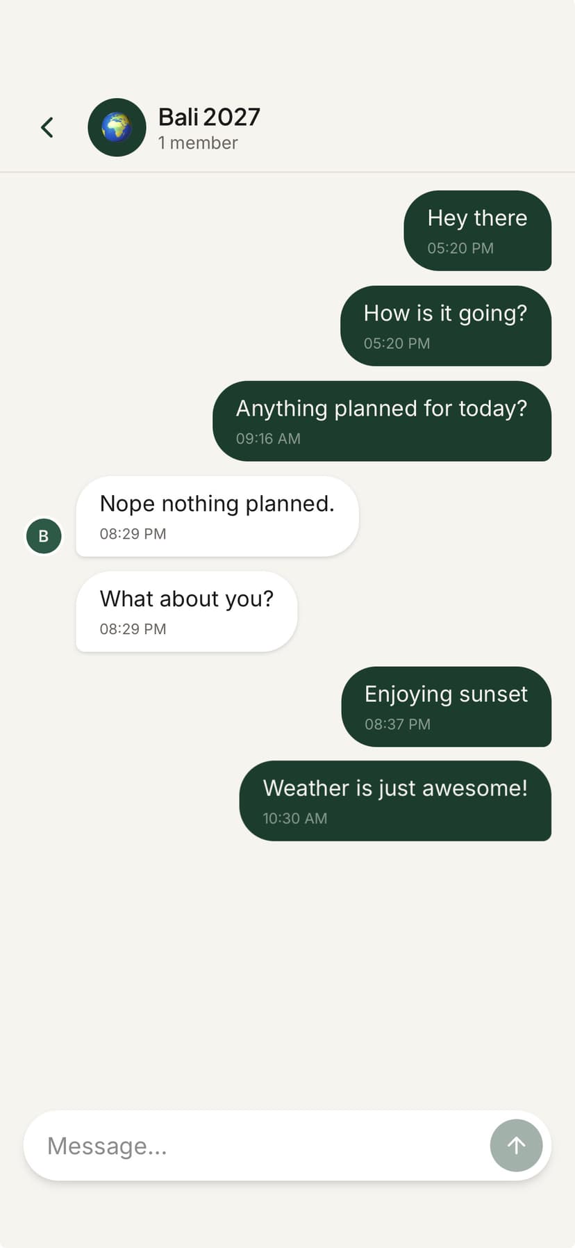 ONVA shared travel app for couples
